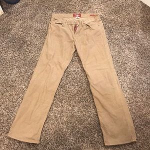 Lucky brand straight corduroy pants